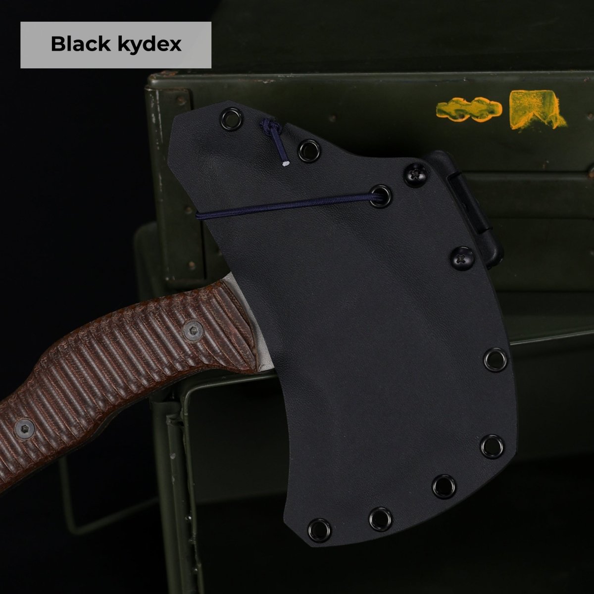 Combat tomahawk "Barong" with polymer composite handle