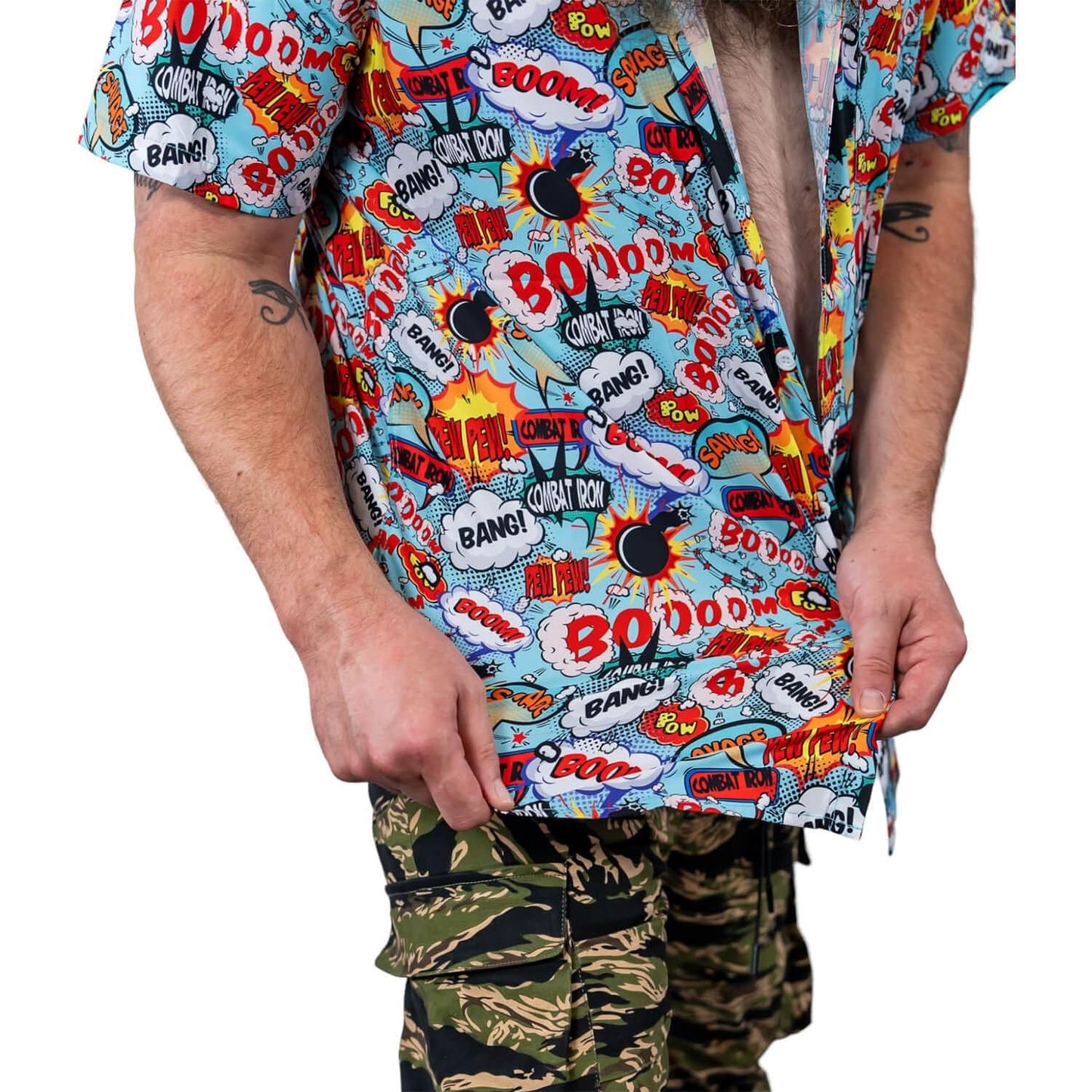 Men's Flex Button Up