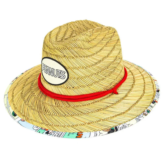 Peter Grimm Peanuts Comic Strip Junior - Childrens Straw Lifeguard Hat