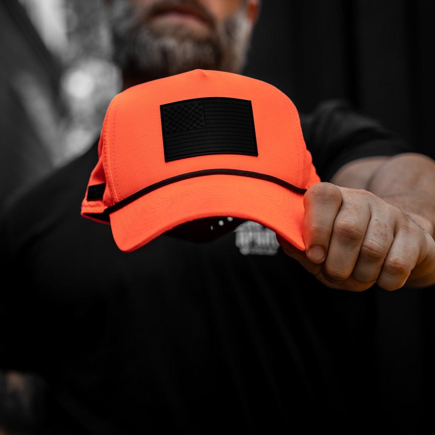 American Flag Patch Weekender Performance Snapback Hat