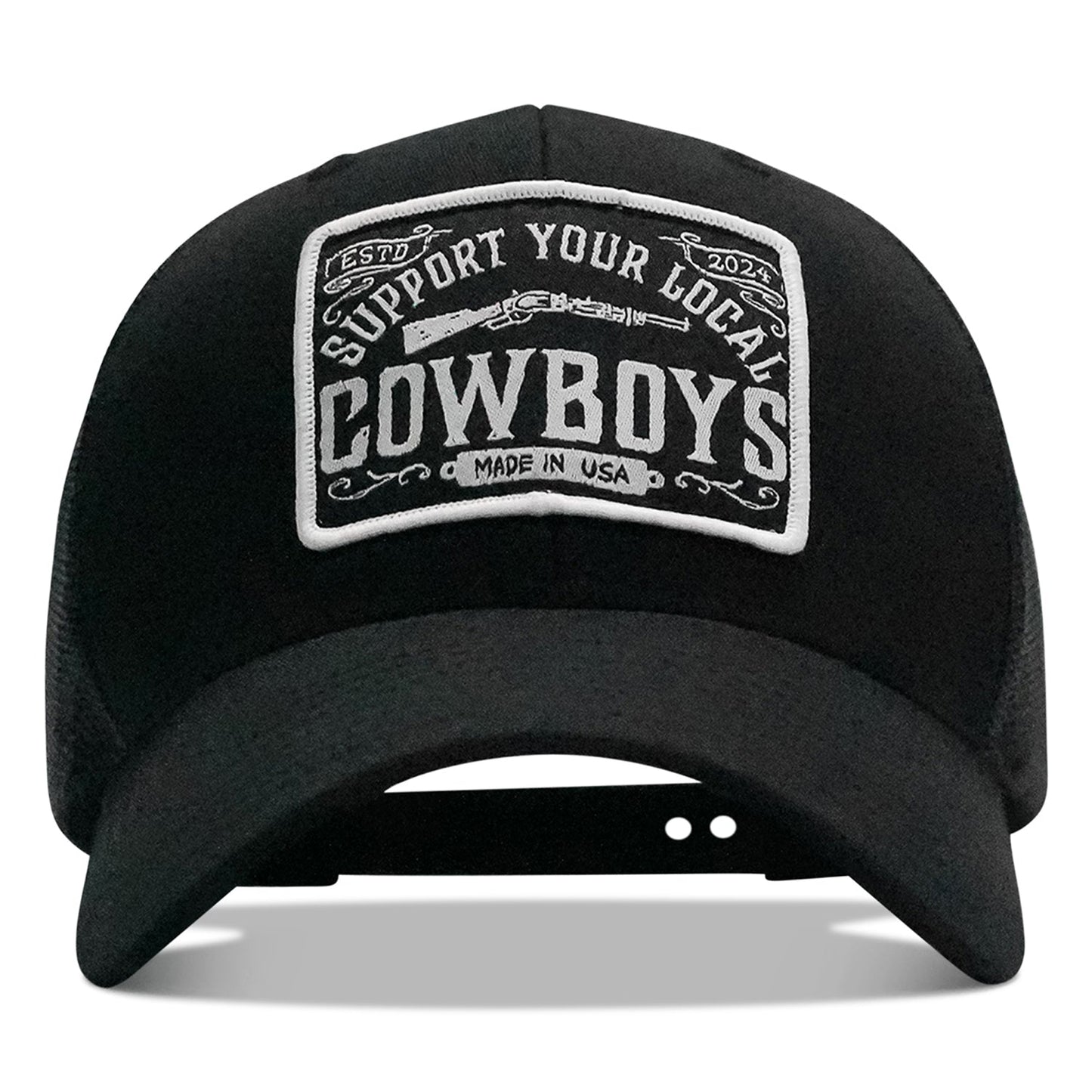 Support Your Local Cowboys Patch Snapback Hat