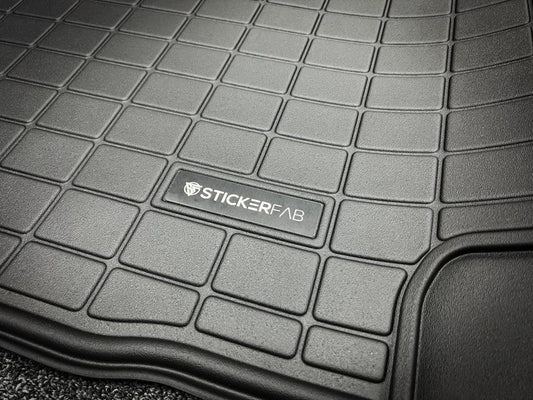 Custom Weathertech Floor Mat Logo (Etched Metal) - Universal