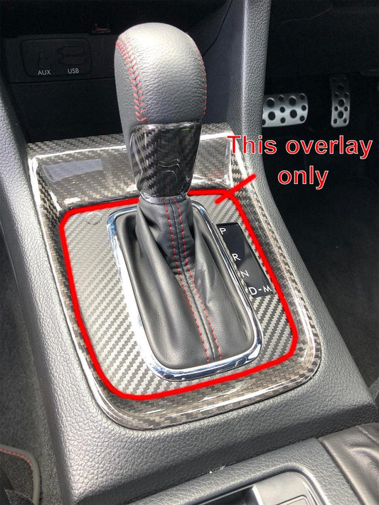 CVT Shifter Overlay (3D Carbon) - 2015-2021 Subaru WRX / 2014-2017 Forester / 2013-2017 Crosstrek XV
