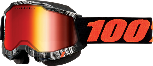 100% Accuri 2 Goggles - Geospace - Red Mirror 50022-00007