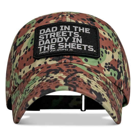 Dad in the Streets. Daddy in the Sheets. Patch Ripstop Tactical Hat