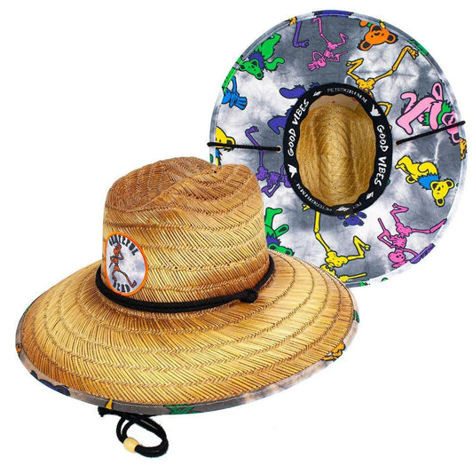 Peter Grimm Grateful Dead Friendly Lifeguard - Rye Straw Lifeguard Hat