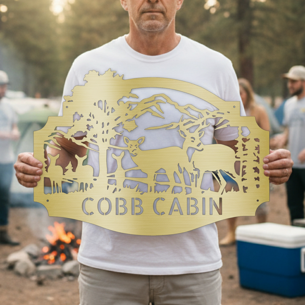 Name Metal Sign - Custom Metal Sign, Anniversary/Wedding/Housewarming/Christmas Gift