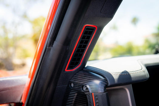 Defroster Vent Outline (Printed Series Vinyl) - 2021+ Bronco