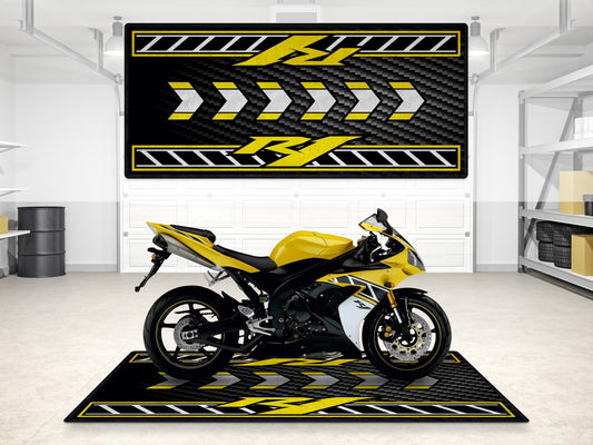 MPM Motorcycle Mat for Yamaha R1 - 50th Anniversary Edition - MM7472