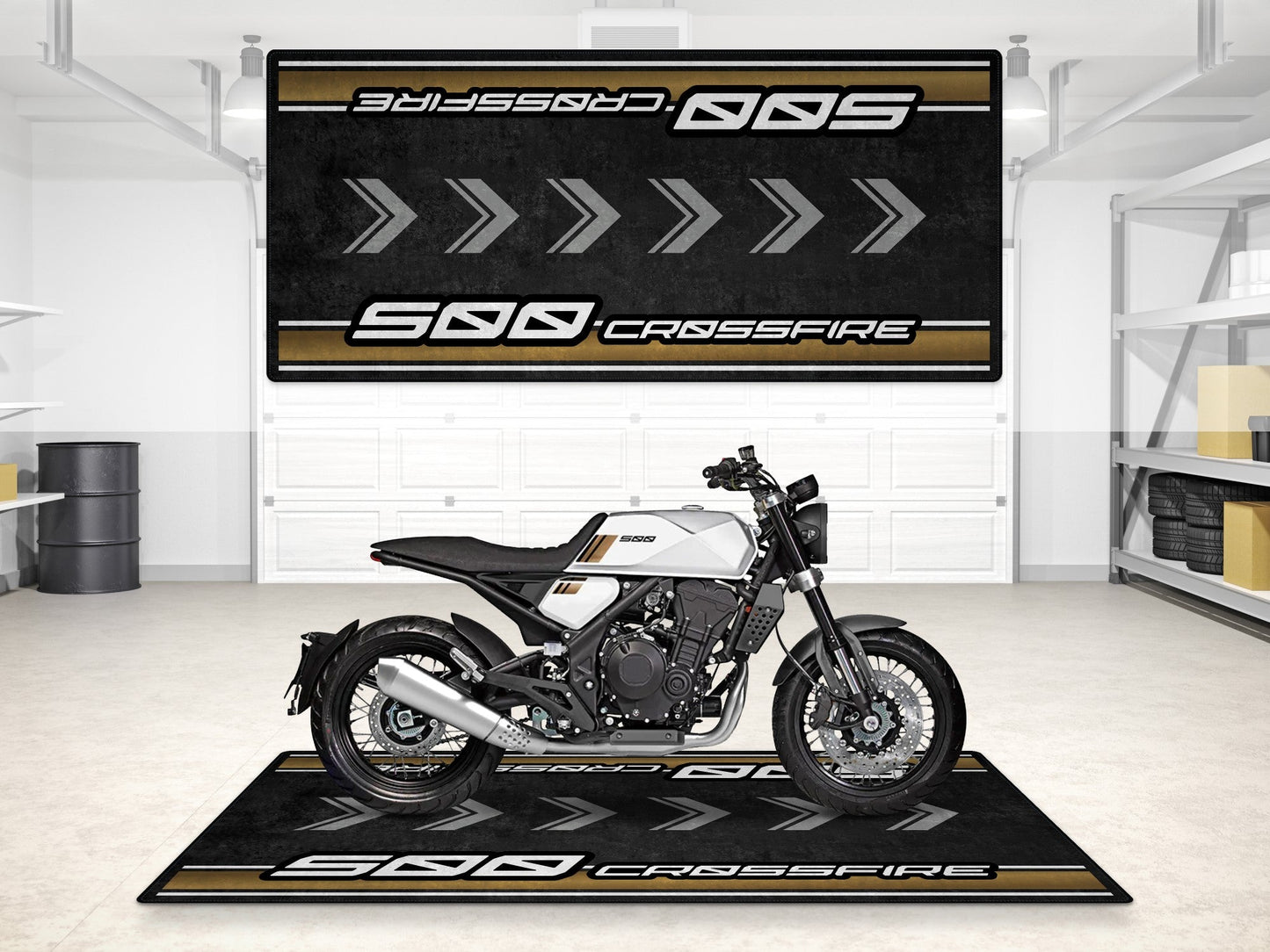 MPM Motorcycle Mat for Brixton 500 Crossfire - MM7293