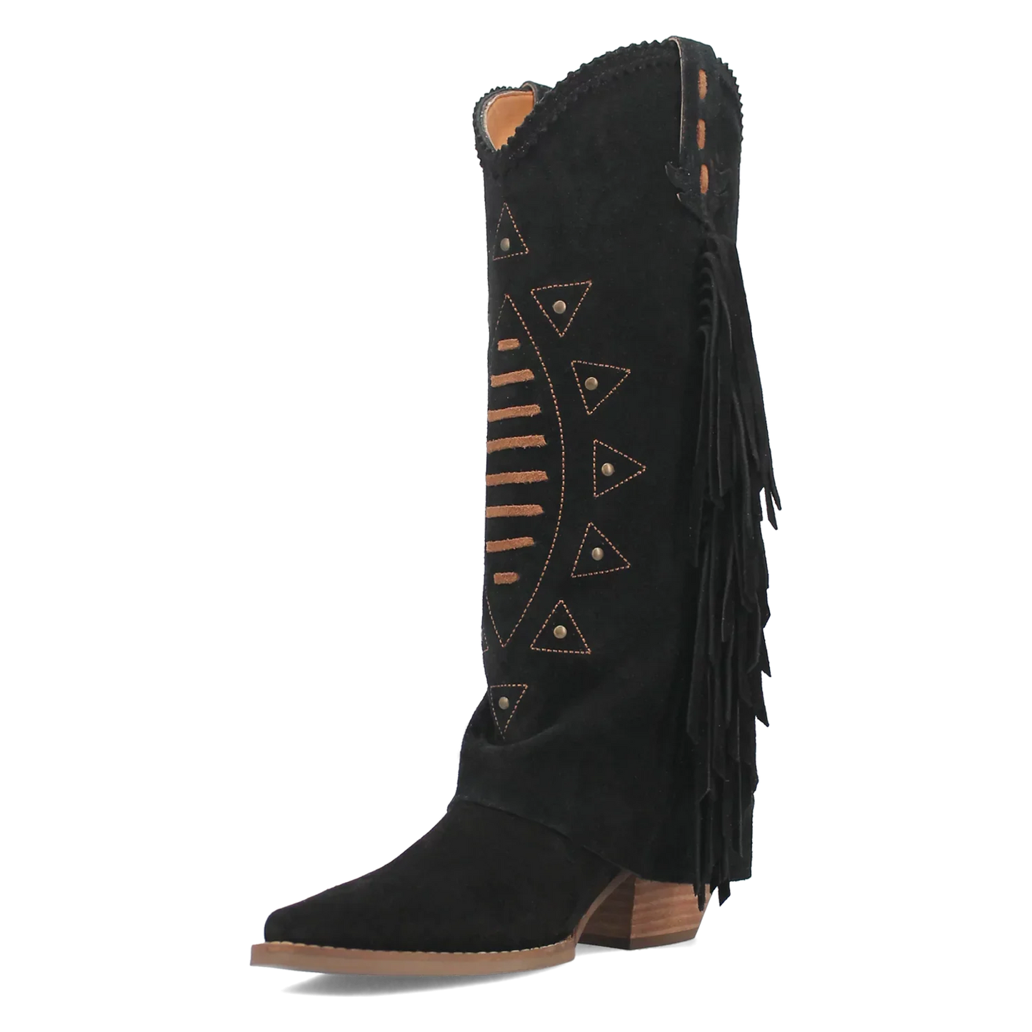 Dingo Spirit Trail  - Women's Suede Leather Cowgirl Boots