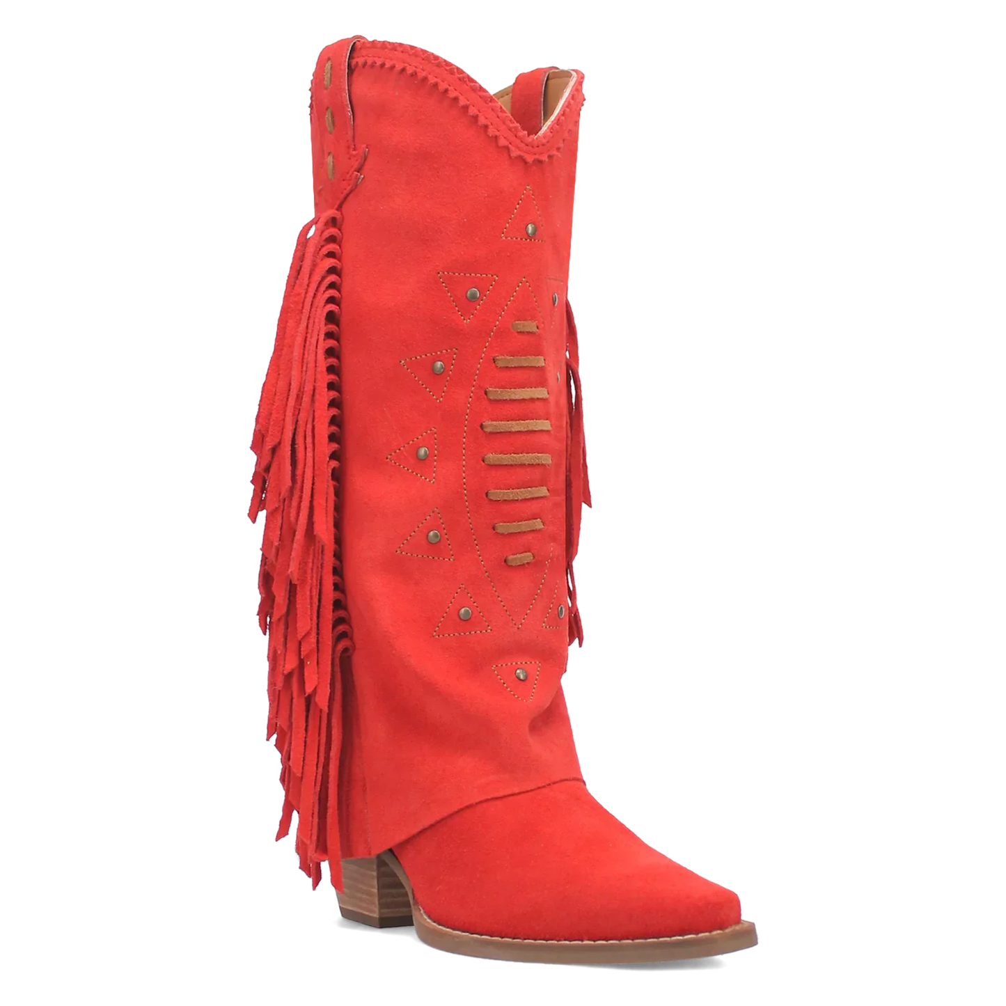 Dingo Spirit Trail  - Women's Suede Leather Cowgirl Boots