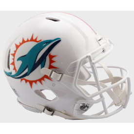 Miami Dolphins Full Size Authentic Speed Football Helmet - NFL
