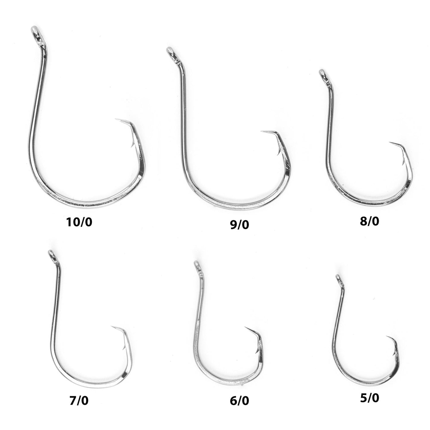 Double Offset Circle Hooks 5/0 - Value Pack