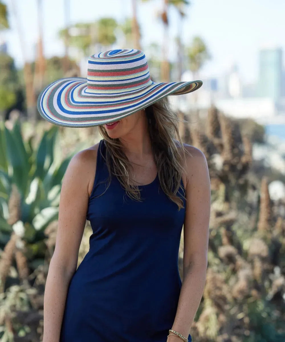 Peter Grimm Drew - Womens Wide Brim Straw Sun Hat