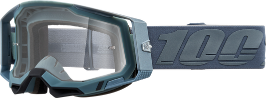 100% Racecraft 2 Goggles - Battleship - Clear 50009-00017