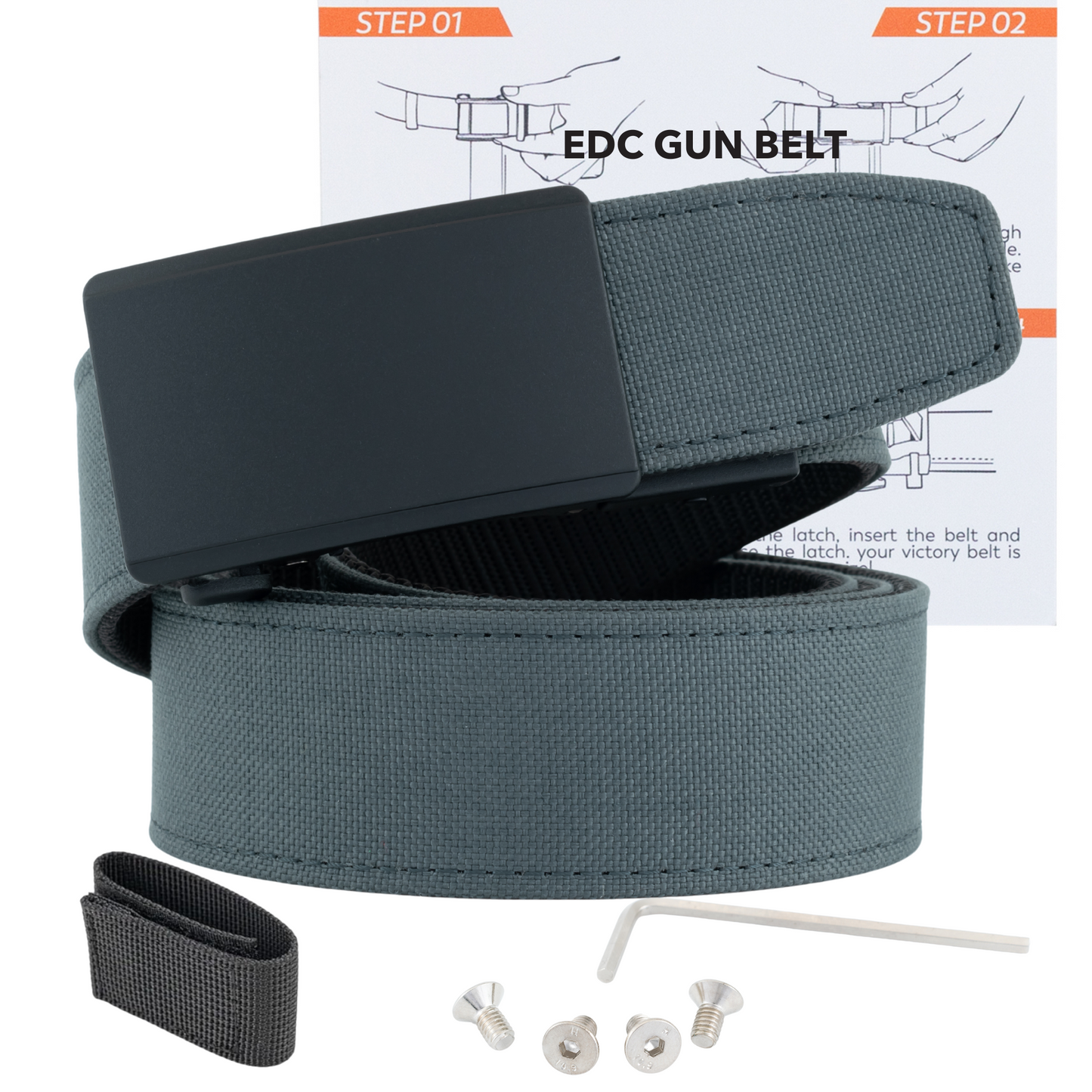 OPS 1.0 EDC Belt 1.5" Width Ballistic Nylon for Everyday Carry