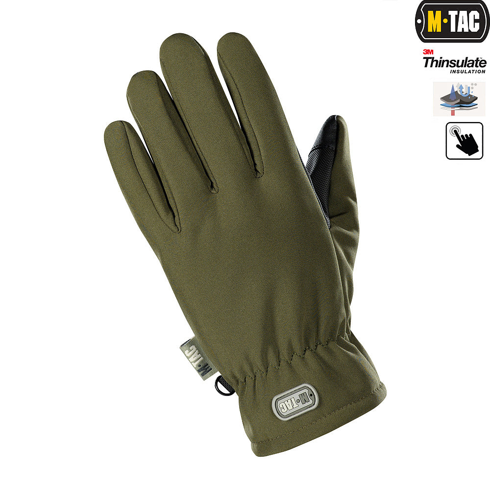 M-Tac Soft Shell Thinsulate Gloves