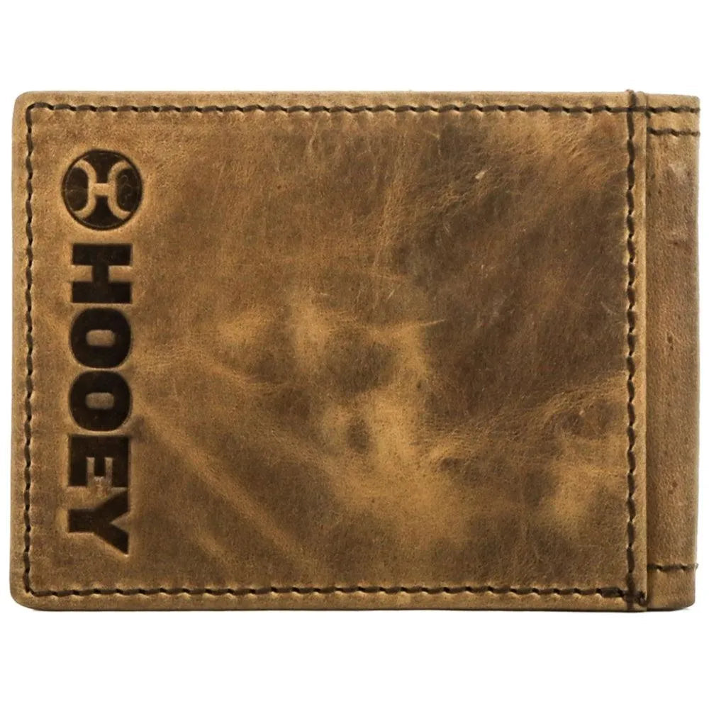 HOOey Inlay Serape Hands-Up (Tan) - Men's Bifold Wallet