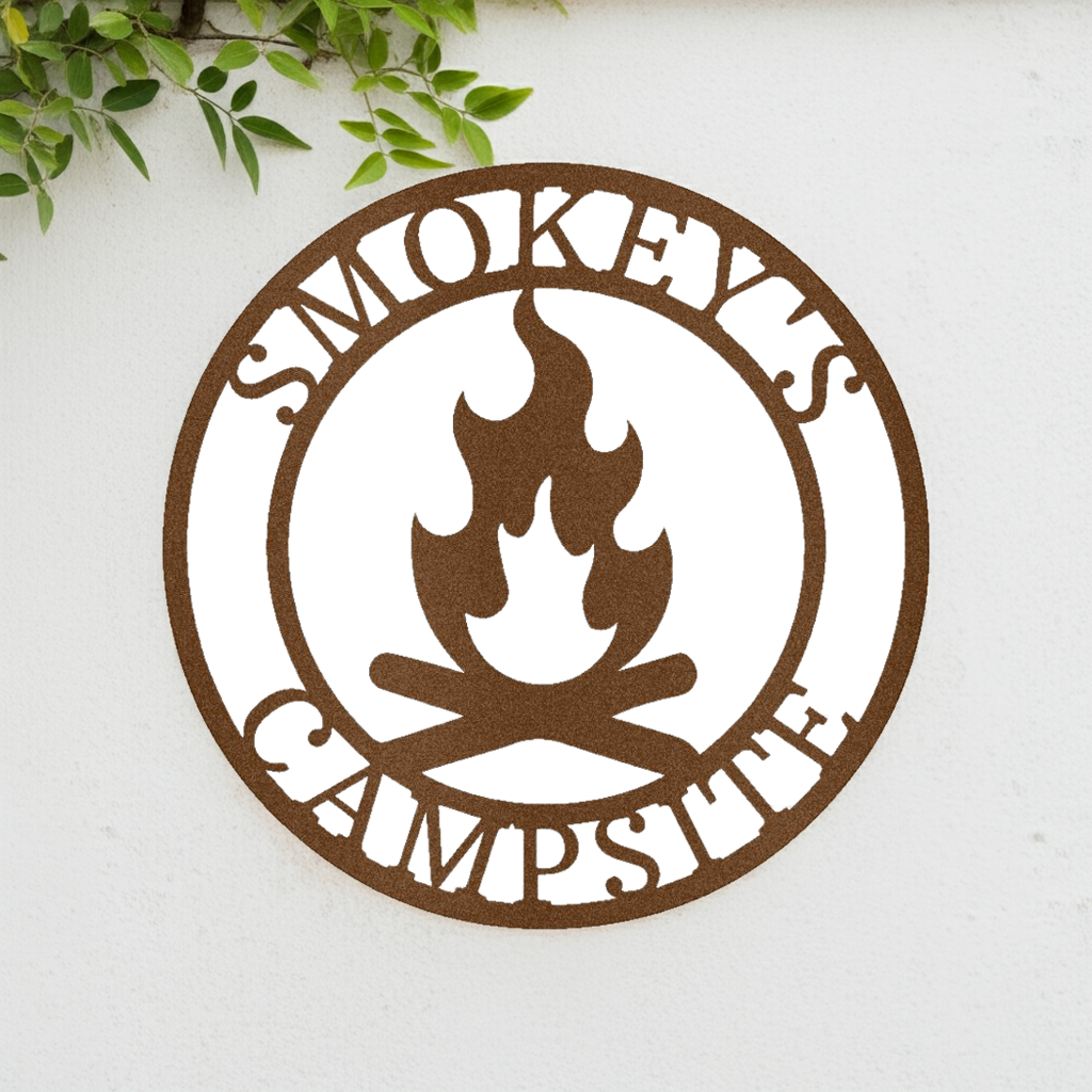 Campfire Personalized Gifts - Custom Metal Sign