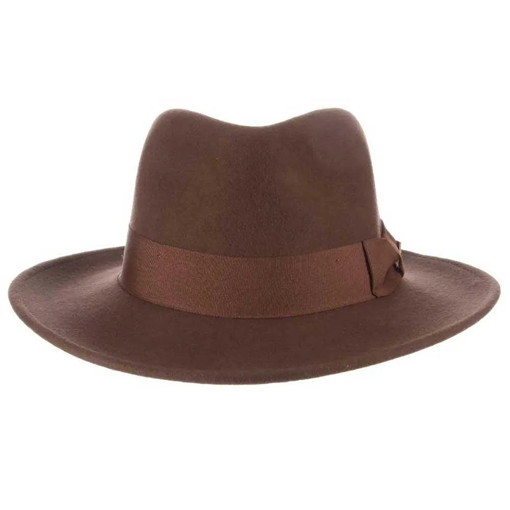 Indiana Jones™ Belloq - Crushable Soft Wool Felt Fedora Hat