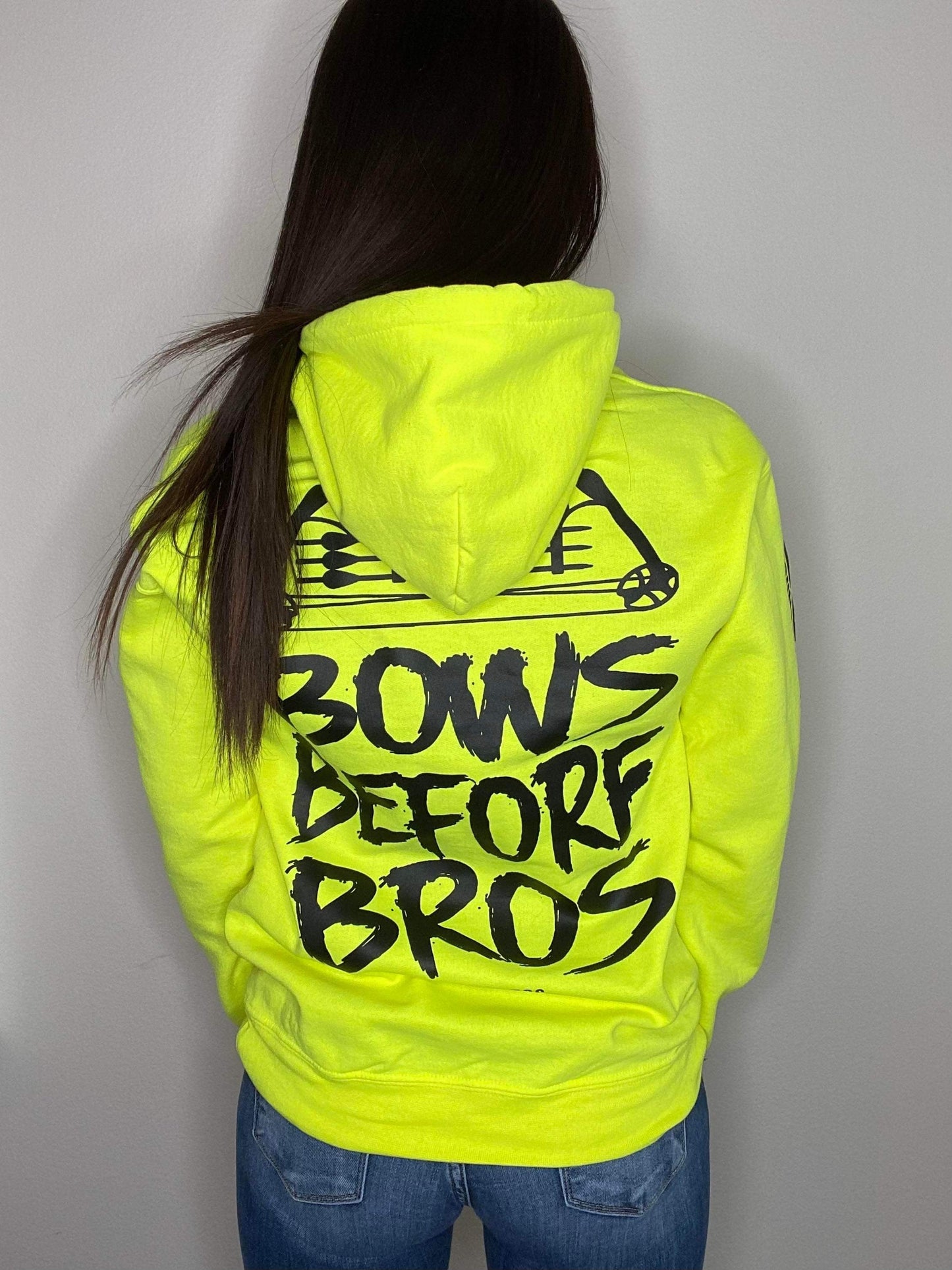 Bows Before Bros | Safety Green