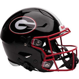 Georgia Bulldogs Full Size Authentic SpeedFlex Football Helmet Black - NCAA