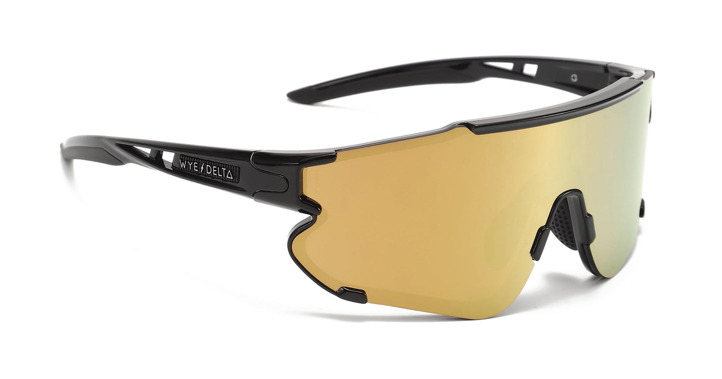 Z87+ HiViz Black Gold Mirror Polarized