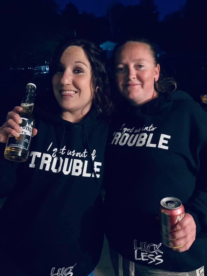 In And Out Of Trouble Best Friend Hoodies Set Of 2