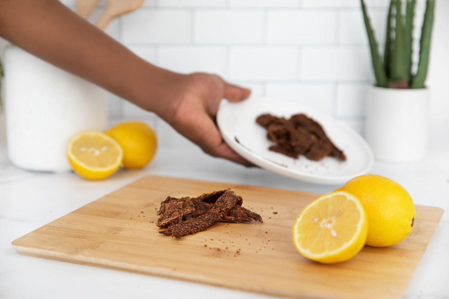 Lemon Pepper Brisket Beef Jerky