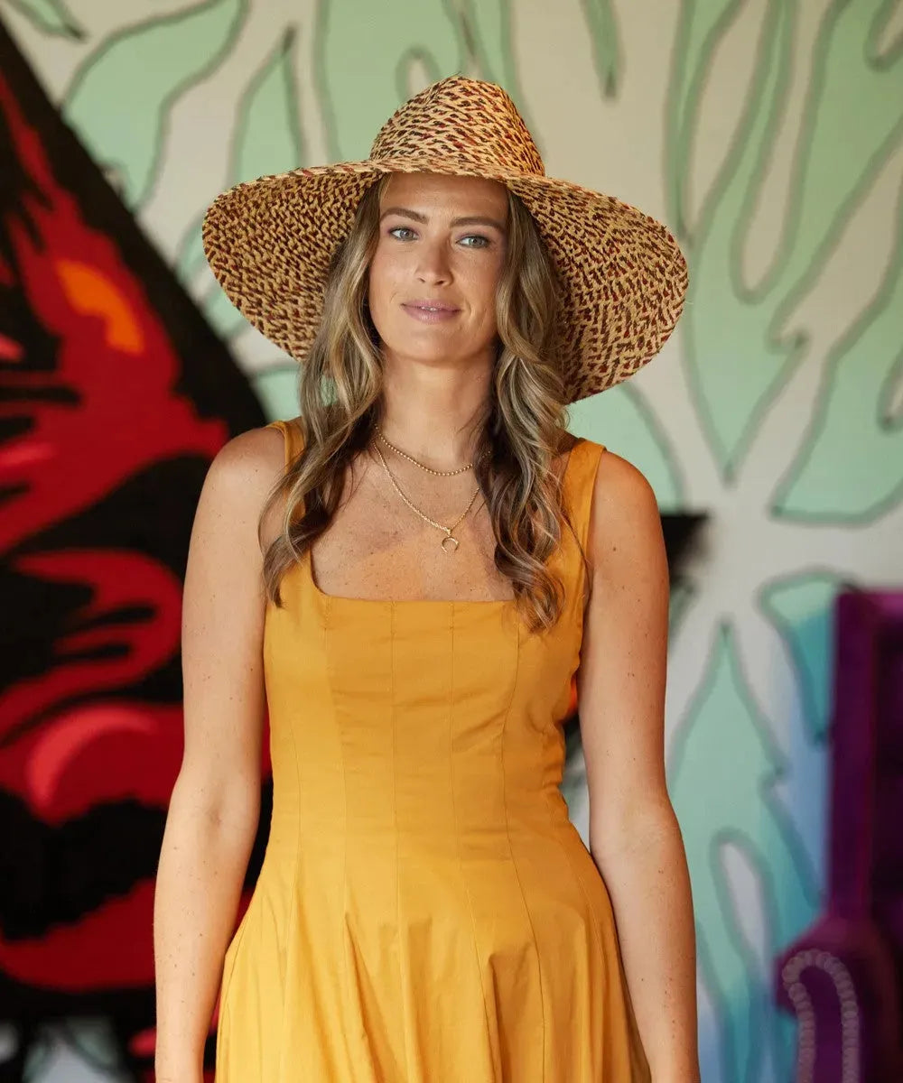 Peter Grimm Inca - Womens Wide Brim Fedora Sun Hat