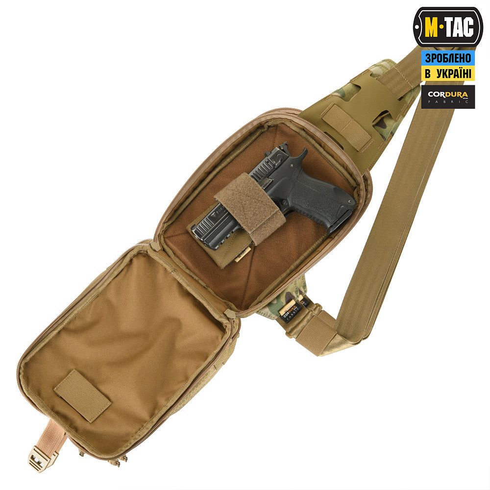 M-Tac Sling Pistol Bag with Loop Panel Elite