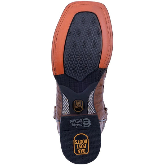 Dan Post Kingsly - Mens Caiman Skin Leather Cowboy Boots
