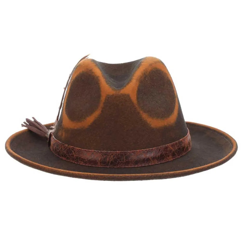 Scala Woodstock - Distressed Soft Wool Felt Fedora Hat