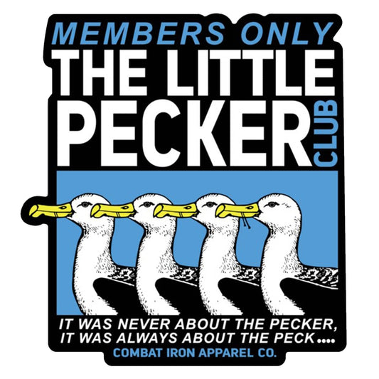 Little Pecker Club Only Members Decal