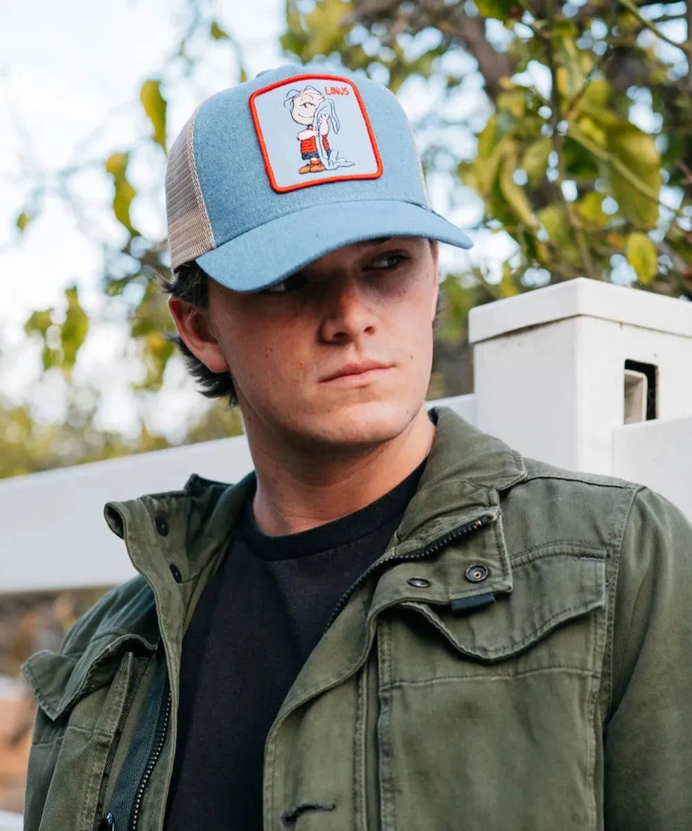 Peter Grimm Peanuts Linus (Denim) - Trucker Cap