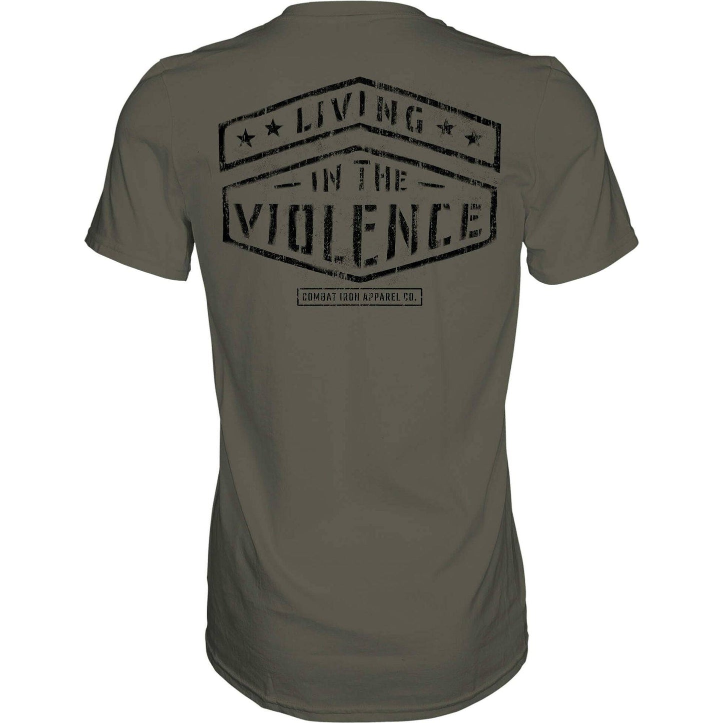 LIVING IN THE VIOLENCE MEN’S T-SHIRT