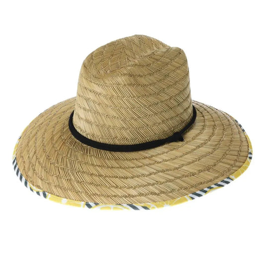 Peter Grimm Lemonade Lifeguard - Rye Straw Lifeguard Hat