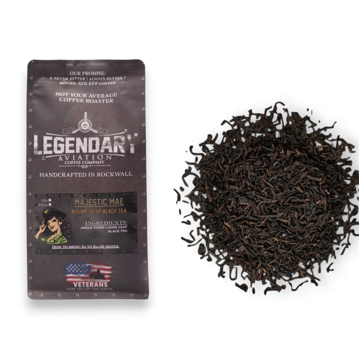 Majestic Mae | Smooth Black Loose Leaf Assam Tea