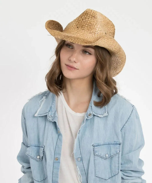 Peter Grimm Maverick - Straw Cowboy Hat