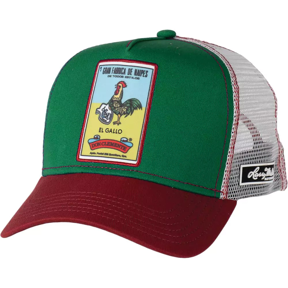 Larry Mahan's La Loteria El Gallo (Green/White/Red) - Trucker Cap