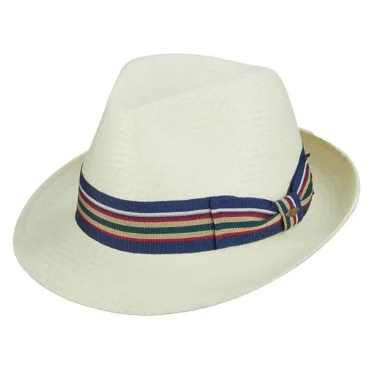 Scala Kennedy - Straw Fedora Hat