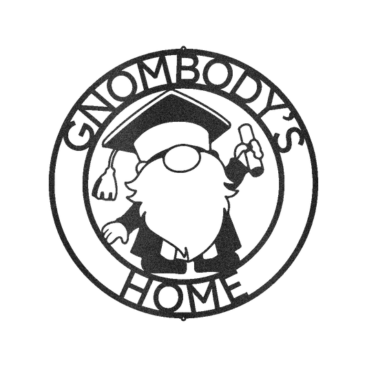 Gnome Graduation Gift Personalized Gifts - Custom Metal Sign