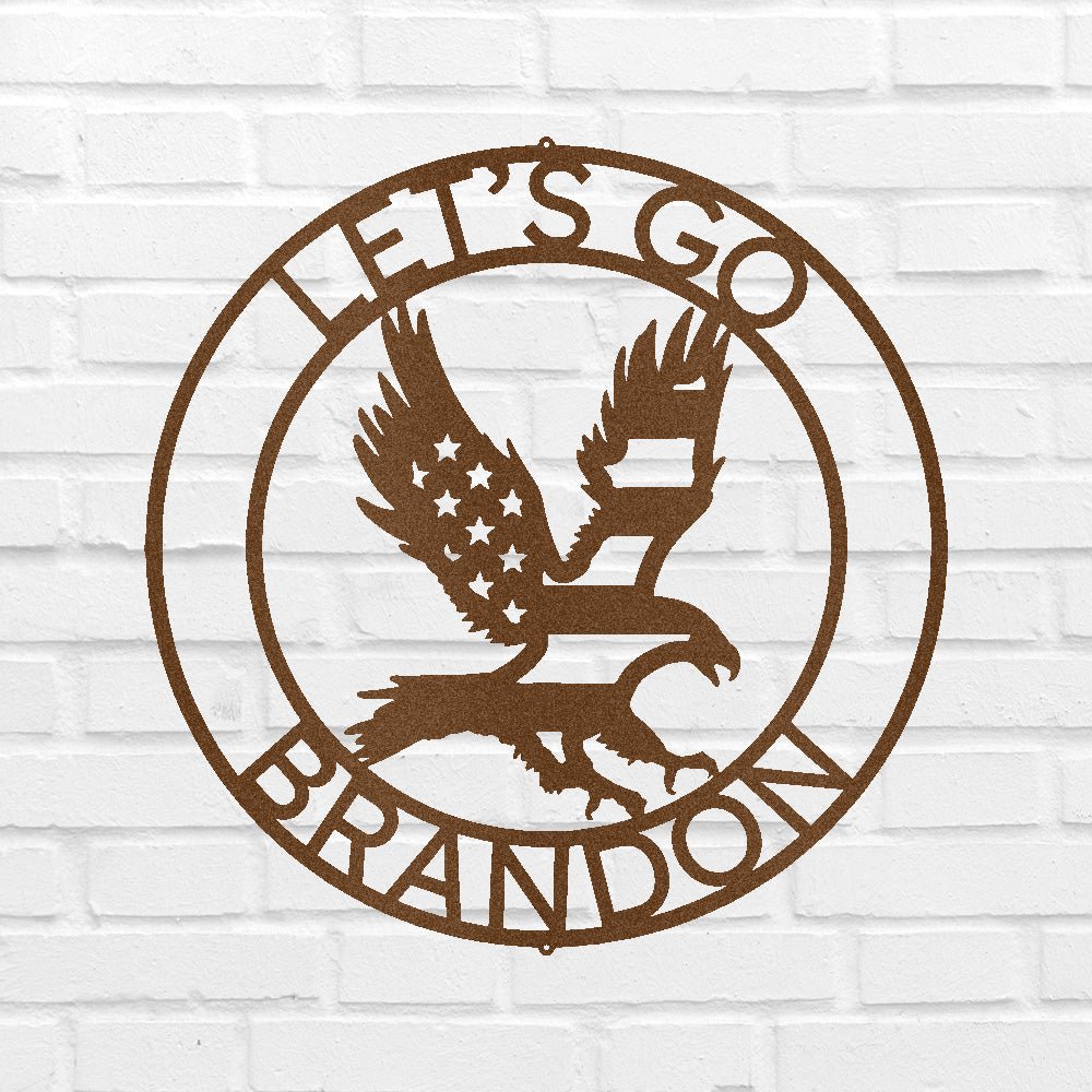 Let's Go Brandon Personalized Gifts - Custom Metal Sign