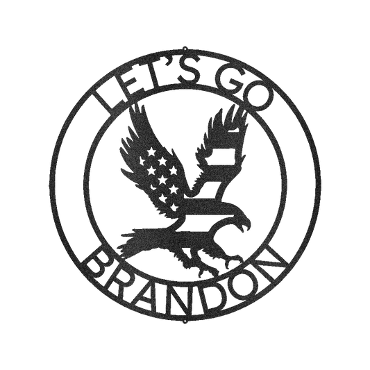 Let's Go Brandon Personalized Gifts - Custom Metal Sign