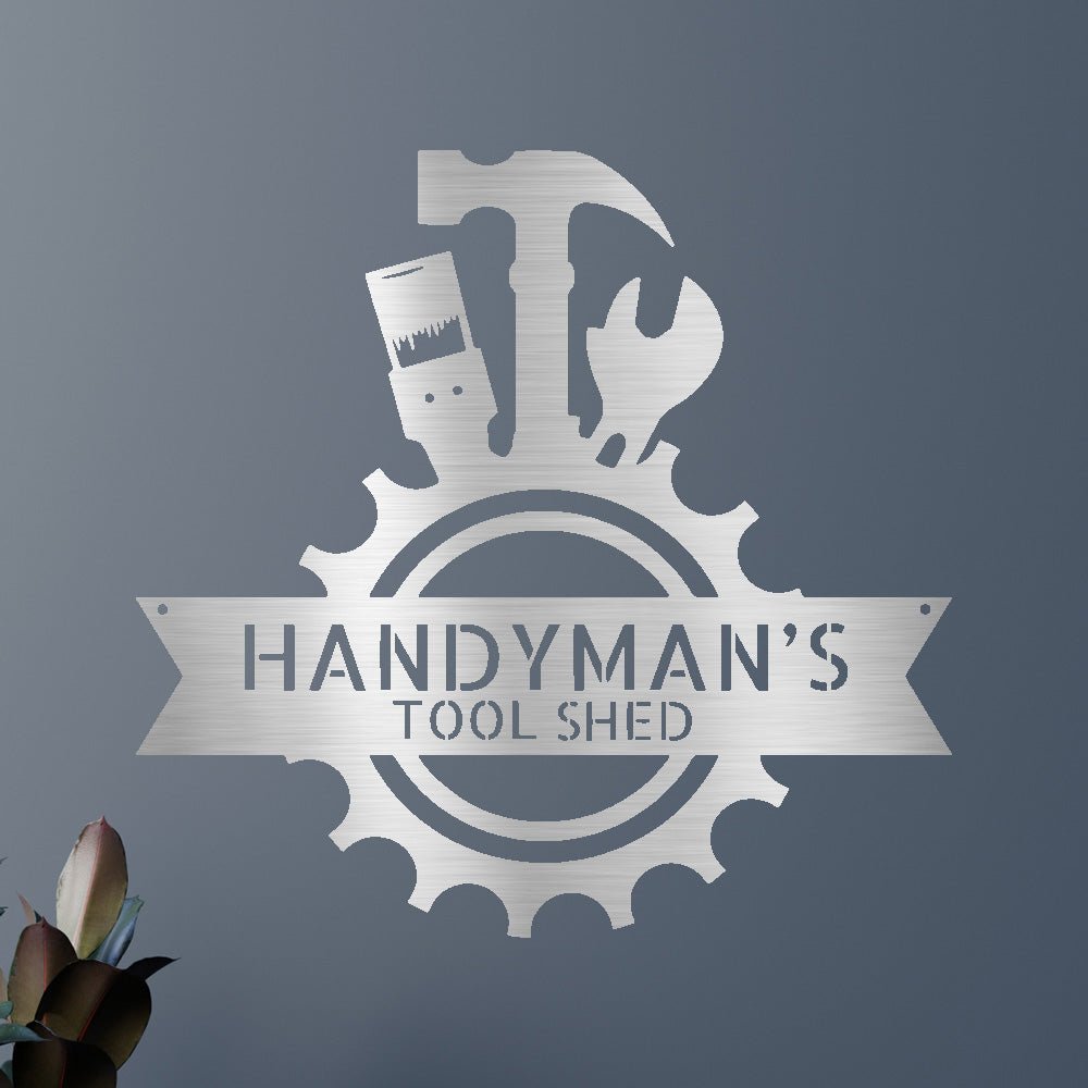 Handyman Shop Personalized Gifts - Custom Metal Sign