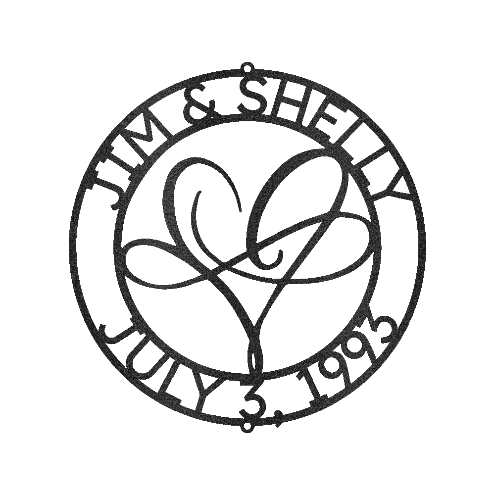 Infinite Love Personalized Gifts - Custom Metal Sign