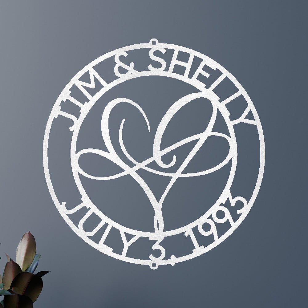 Infinite Love Personalized Gifts - Custom Metal Sign