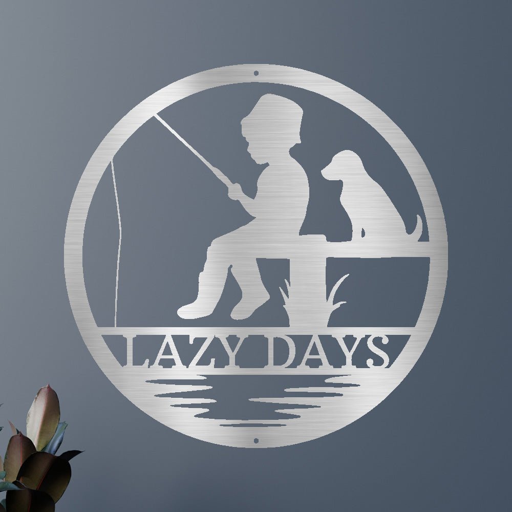 Little Fisher Personalized Gifts - Custom Metal Sign