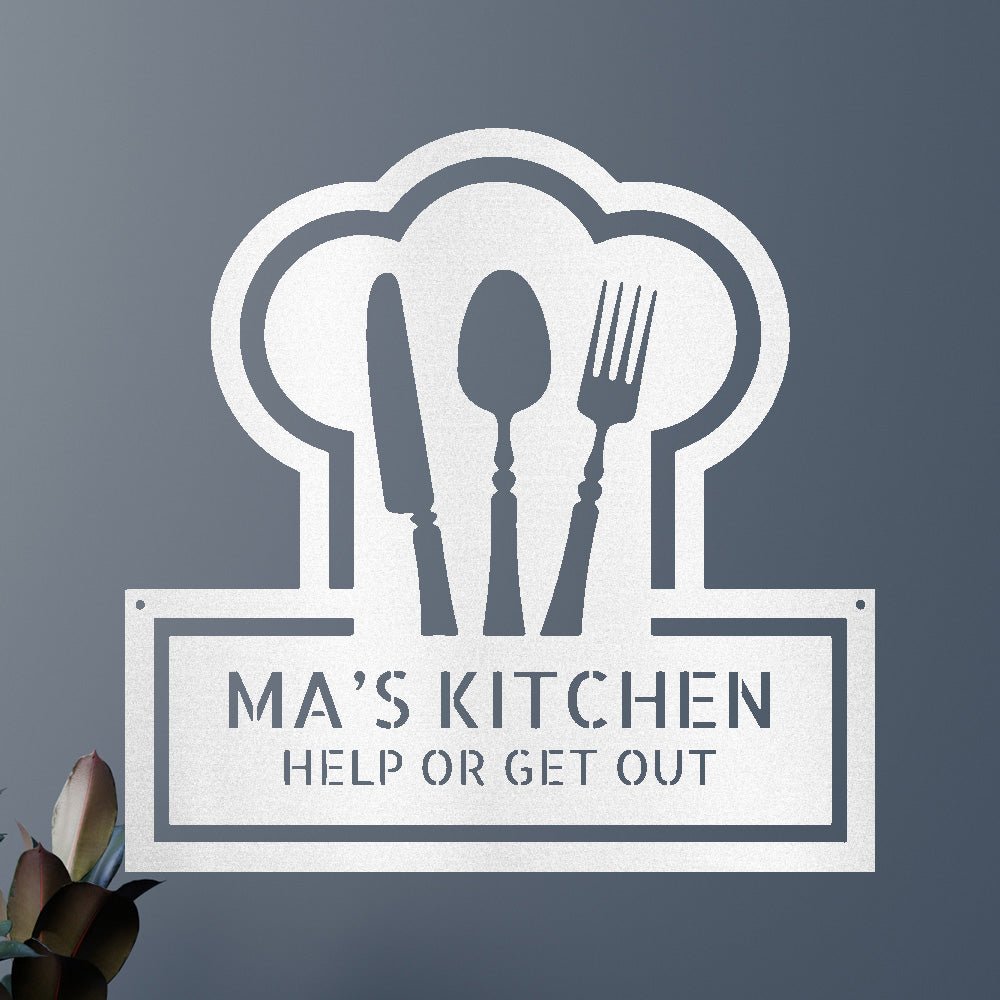 Ruler Of The Kitchen Personalized Gifts - Custom Metal Sign